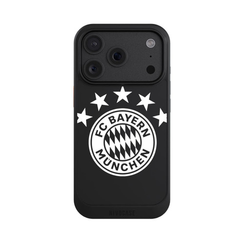 Apple iPhone 18 Pro NIVOcore FCB Logo einfarbig mit Sternen - ohne Hintergrund