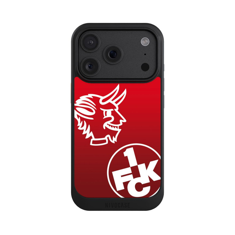 iPhone 18 Pro NIVOcore Teufelskopf FCK auf Rot