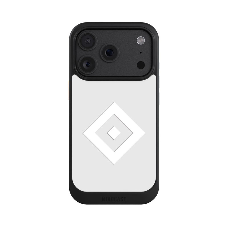 iPhone 18 Pro NIVOcore Rauten Logo auf HSV Grau