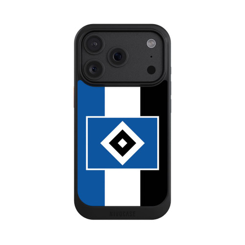 Apple iPhone 18 Pro NIVOcore HSV Streifen - Blau-Weiß-Schwarz
