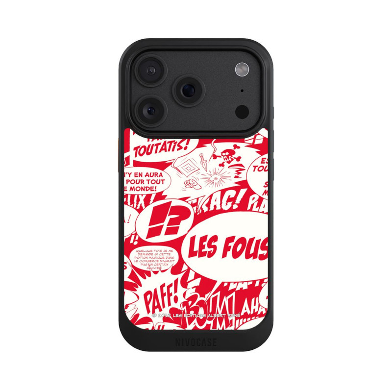 iPhone 18 Pro NIVOcore Bulles BD Astérix Rouge