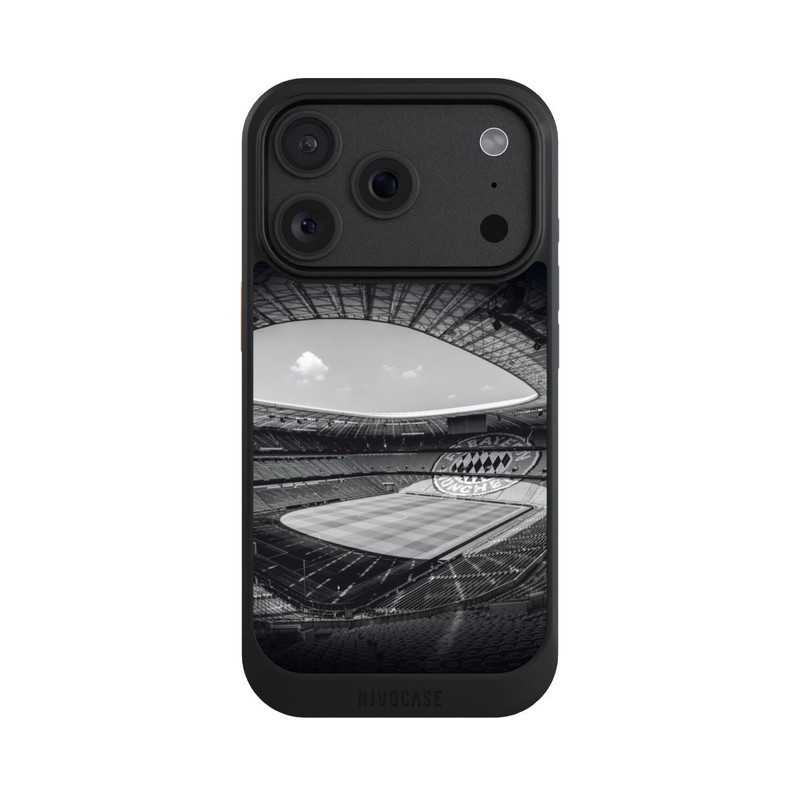 iPhone 18 Pro NIVOcore Stade FC Bayern - Noir Blanc