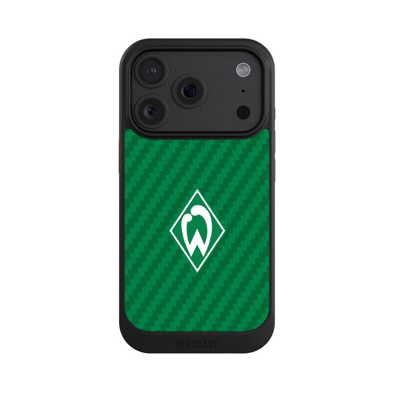 iPhone 18 Pro NIVOcore Carbonlook - Werder Bremen