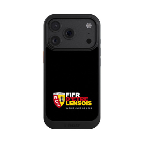 Apple iPhone 18 Pro NIVOcore RC Lens Logo en bas Noir