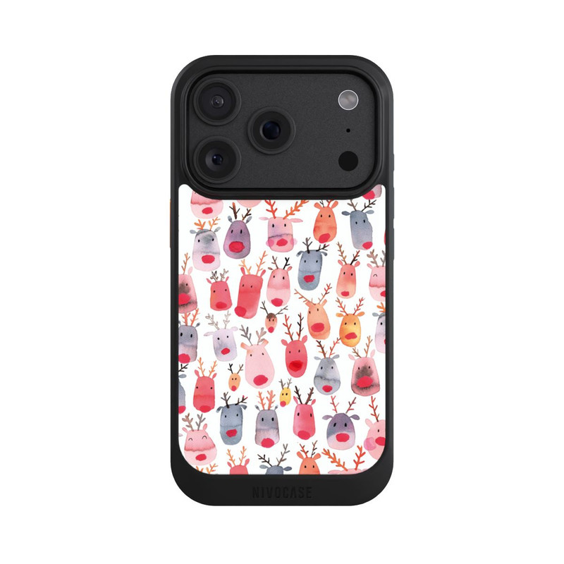 iPhone 18 Pro NIVOcore Aquarelle de renne mignon