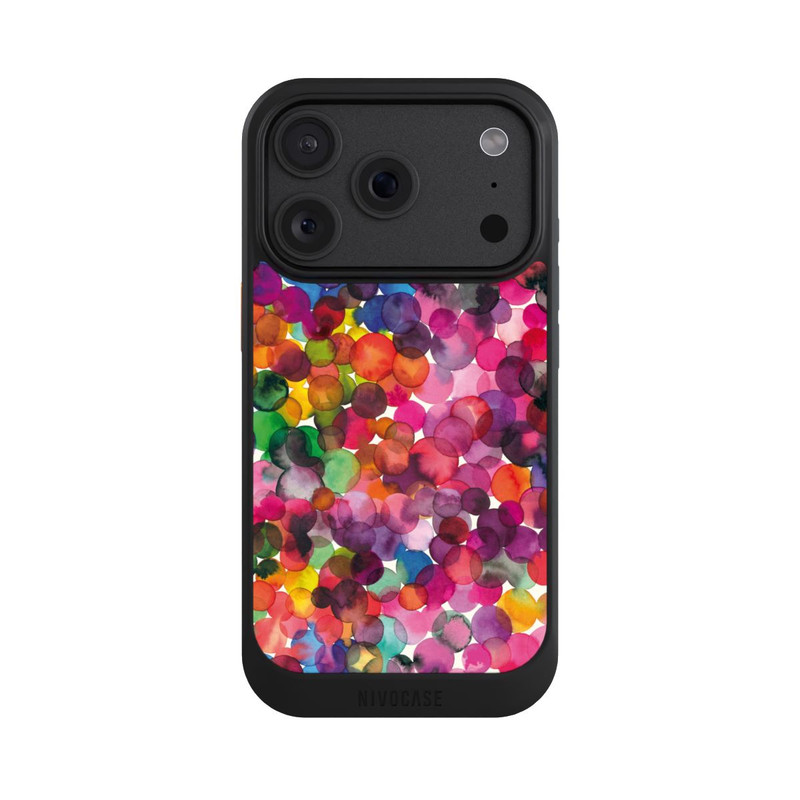 iPhone 18 Pro NIVOcore Überlappende Aquarellpunkte