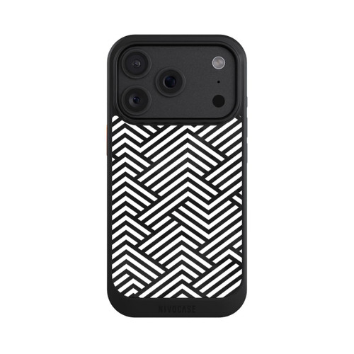 Apple iPhone 18 Pro NIVOcore ZigZag noir et blanc