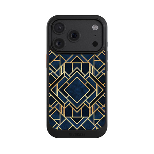 Apple iPhone 18 Pro NIVOcore Impression Art Déco Bleu Or