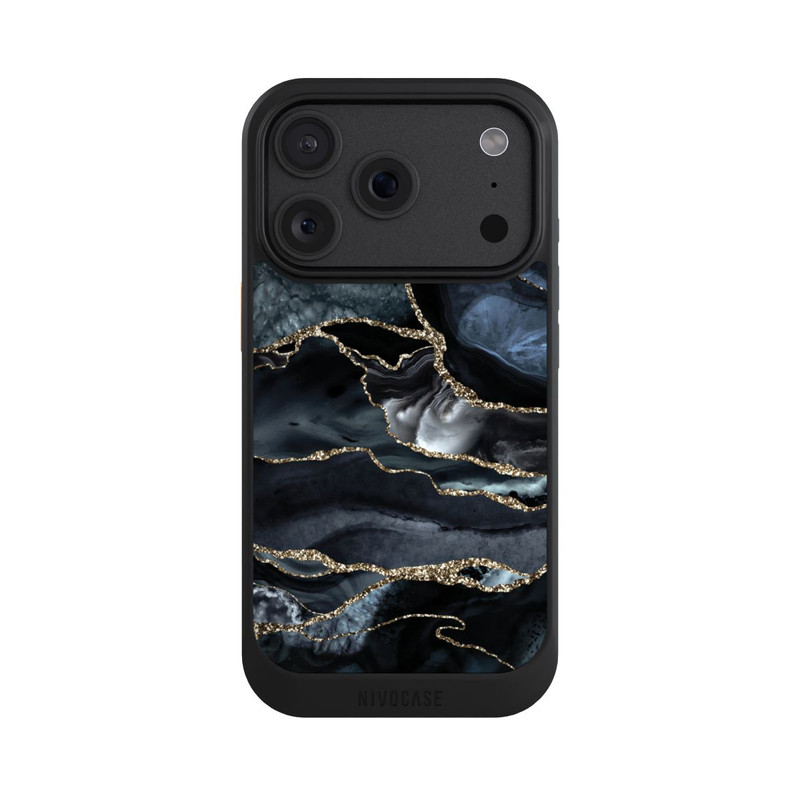 iPhone 18 Pro NIVOcore Or marbré foncé Aspect pailleté