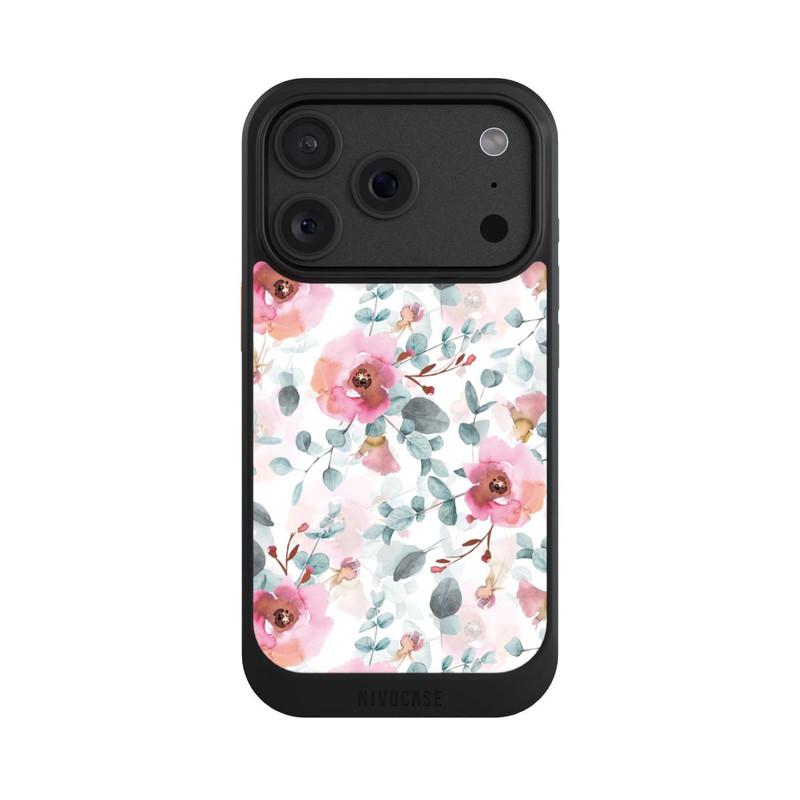 iPhone 18 Pro NIVOcore Papier Peint Fleur Aquarelle