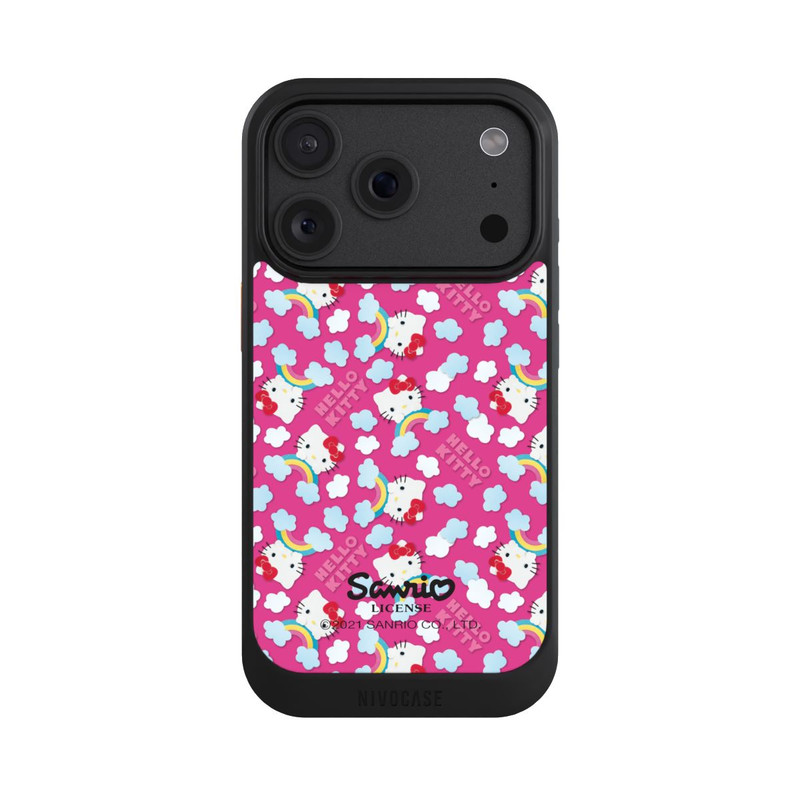 iPhone 18 Pro NIVOcore Hello Kitty Regenbogenmuster