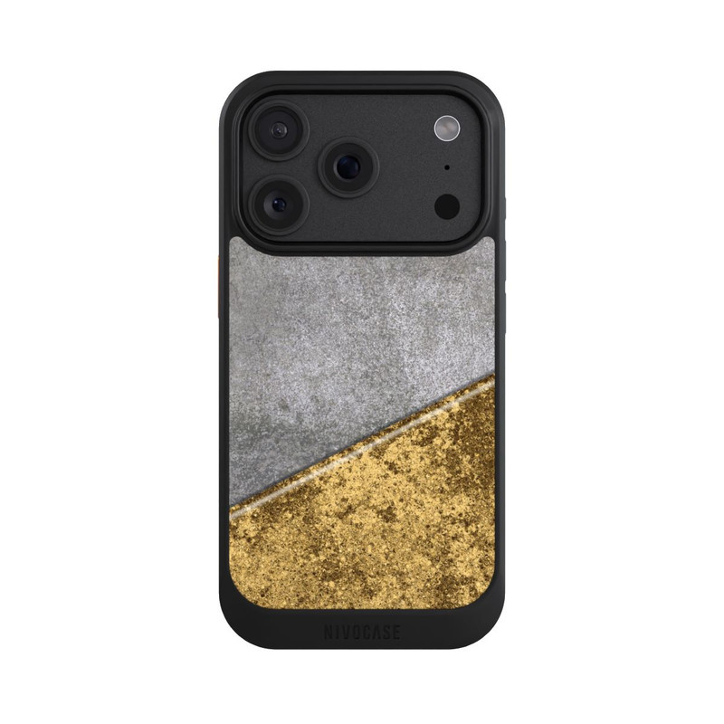 iPhone 18 Pro NIVOcore Aspect béton et or