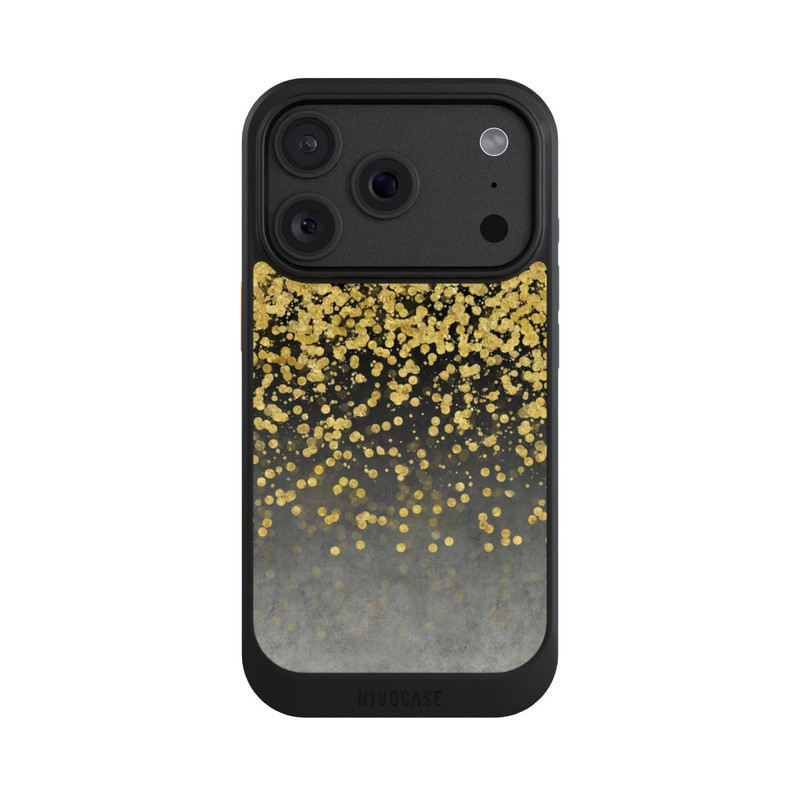iPhone 18 Pro NIVOcore Pluie glamoureuse dorée