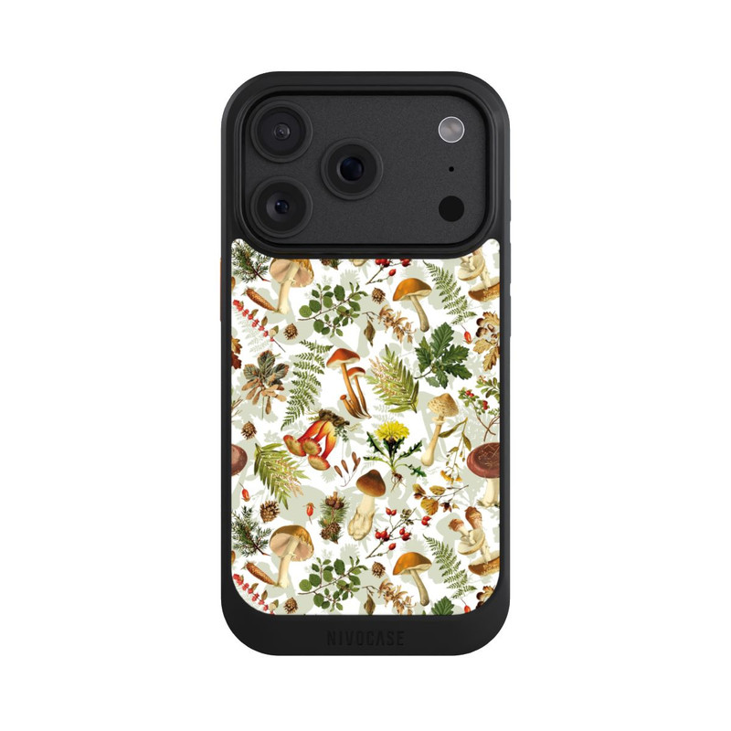 iPhone 18 Pro NIVOcore Pilzmuster Weiß