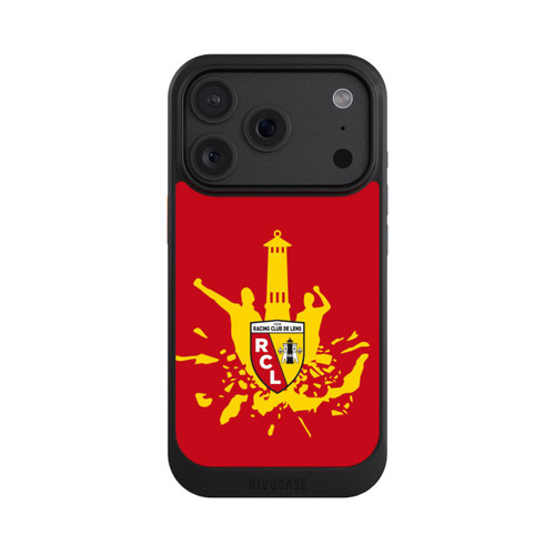 Apple iPhone 18 Pro NIVOcore RC Lens Tour jaune sur rouge