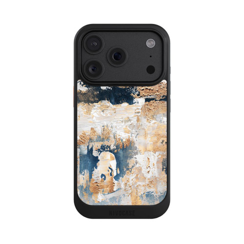 Apple iPhone 18 Pro NIVOcore Abstraction Bleu et Or