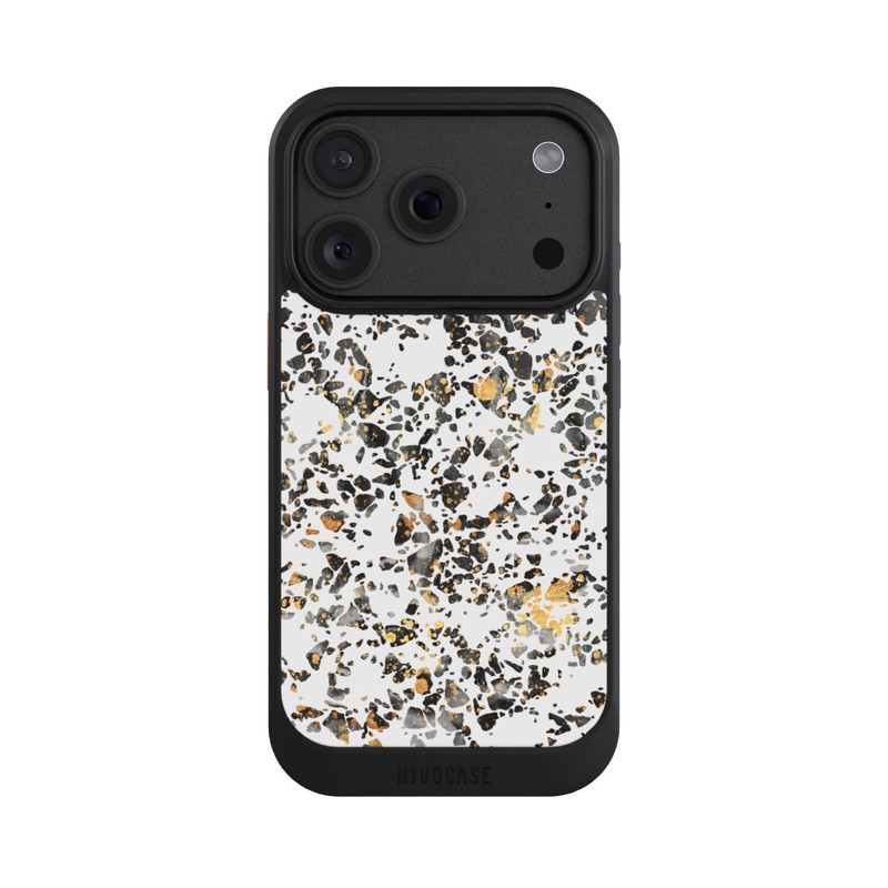 iPhone 18 Pro NIVOcore Gold Speckled Terrazzo