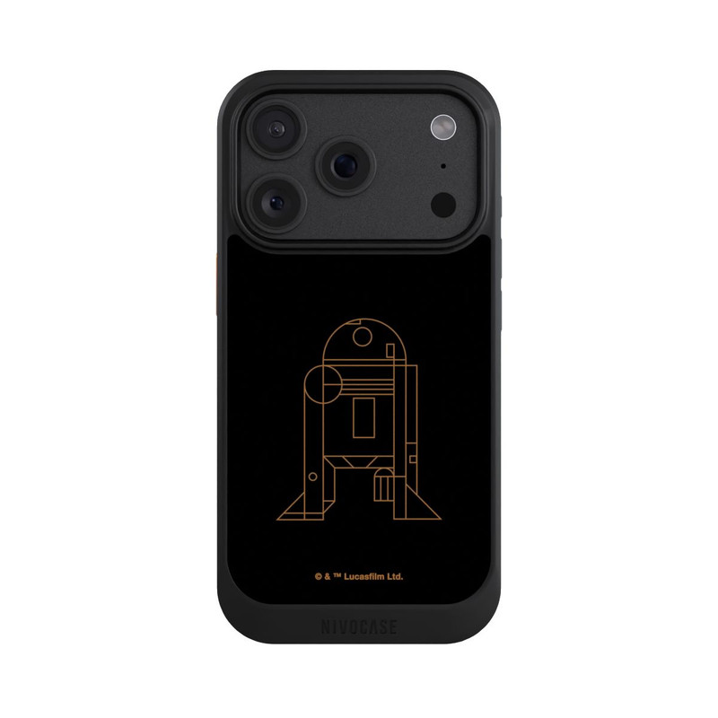iPhone 18 Pro NIVOcore R2D2 Dessin au trait