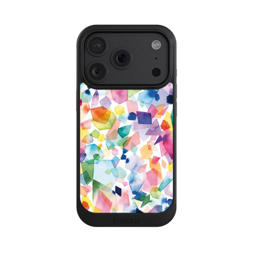Apple iPhone 18 Pro NIVOcore Diamants de pierres précieuses aquarelle colorées