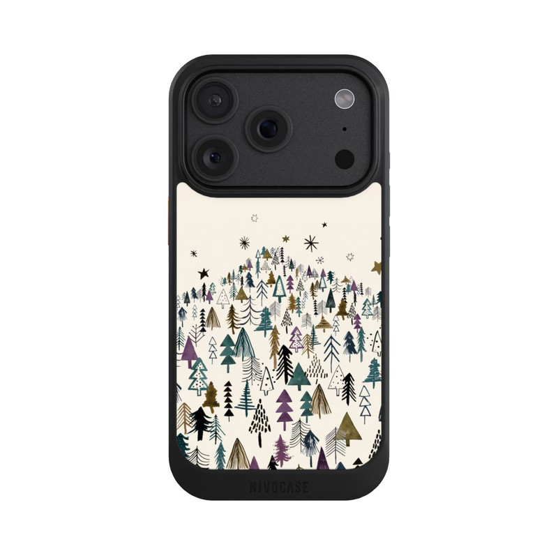 iPhone 18 Pro NIVOcore Mountain Trees Forest Purple