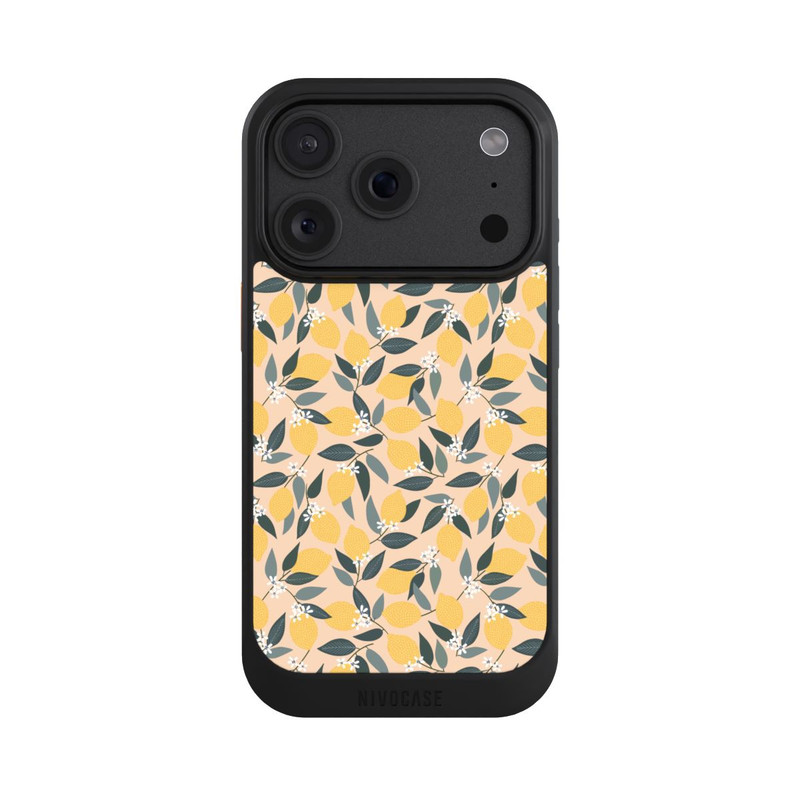 iPhone 18 Pro NIVOcore Motif rose citron