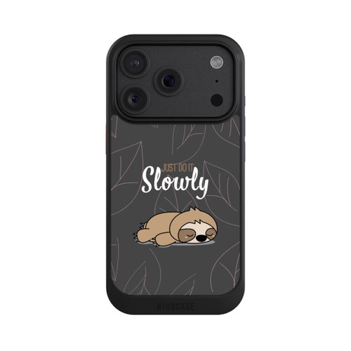 Apple iPhone 18 Pro NIVOcore Just Do It Slowly Sloth Grey