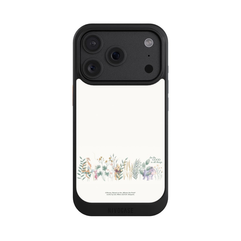 iPhone 18 Pro NIVOcore Winnie Pooh et ses amis derrière l'eucalyptus