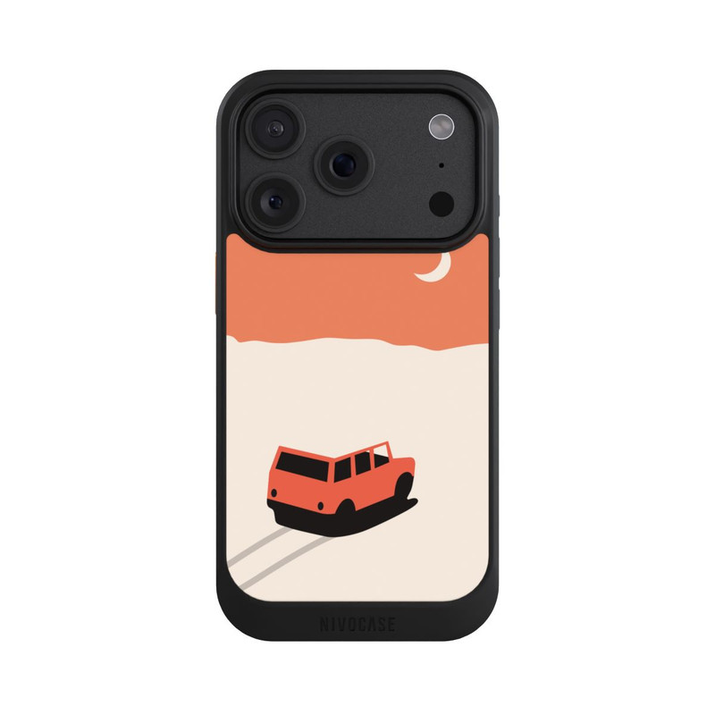 iPhone 18 Pro NIVOcore Voiture dans le désert