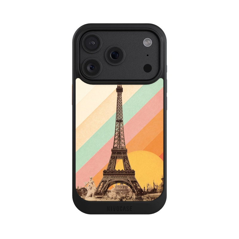 iPhone 18 Pro NIVOcore Tour Eiffel arc-en-ciel