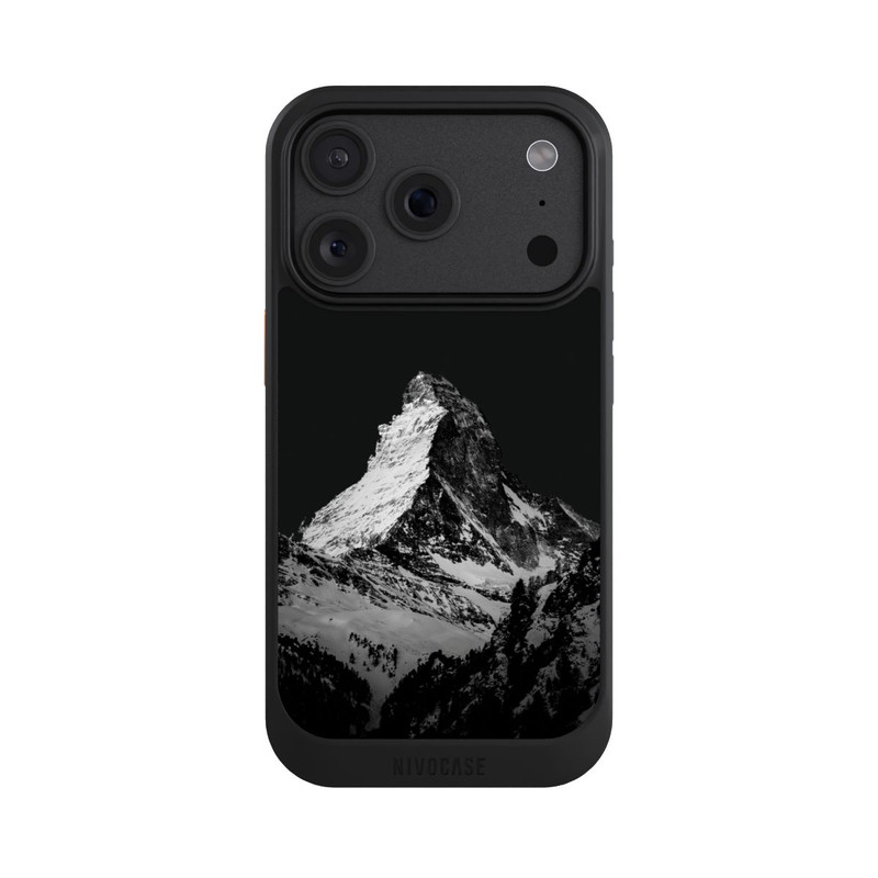 iPhone 18 Pro NIVOcore Snow Capped Mountains grey