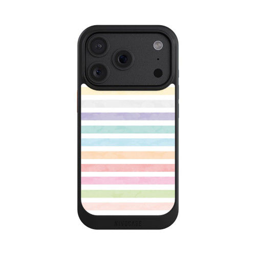 Apple iPhone 18 Pro NIVOcore Rayures colorées arc-en-ciel