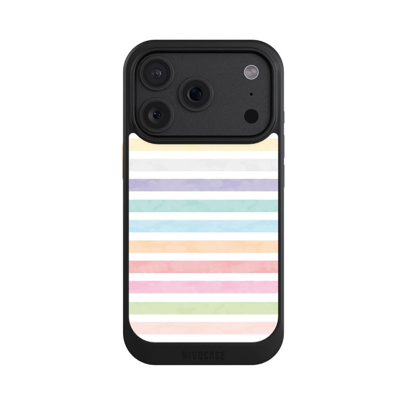 iPhone 18 Pro NIVOcore Rainbow Colorful Stripes