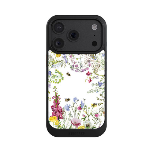 Apple iPhone 18 Pro NIVOcore Cadre de fleurs sauvages des prés d'été