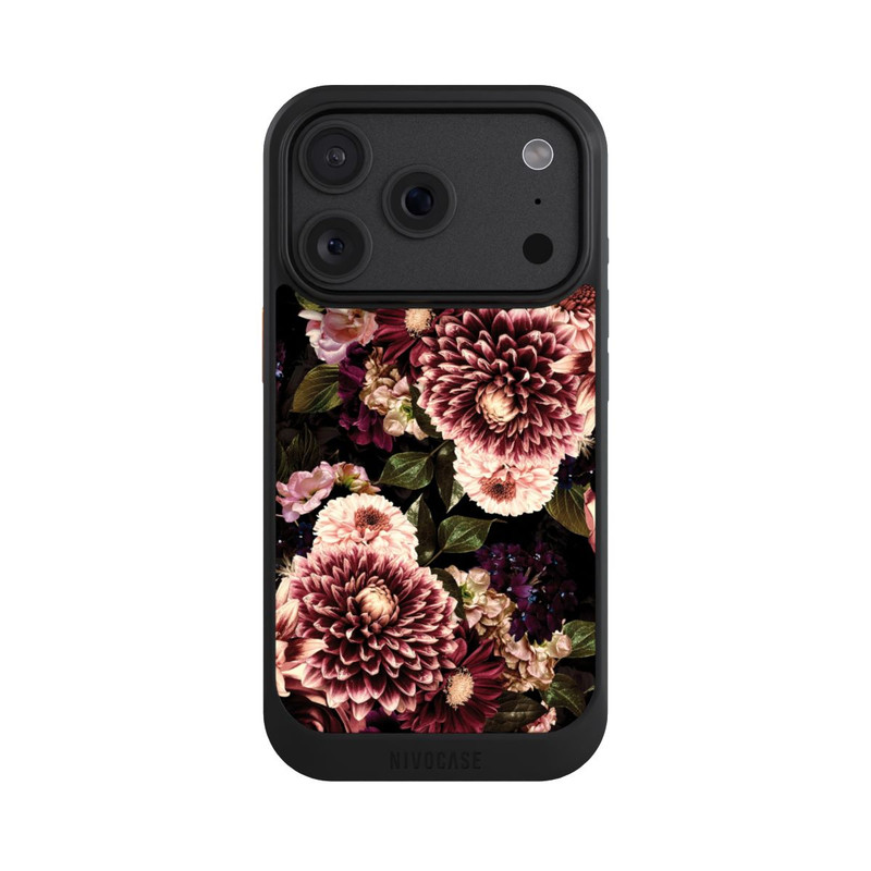 iPhone 18 Pro NIVOcore Belles fleurs roses vintage