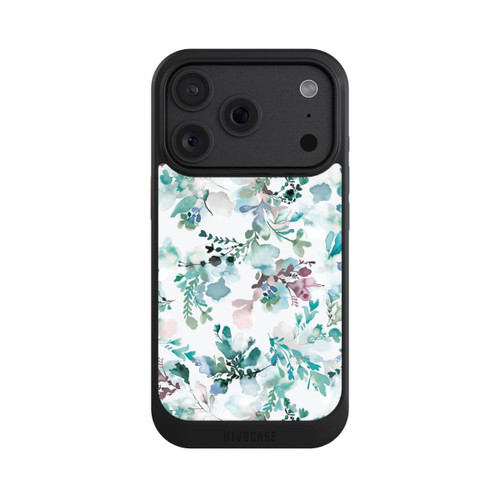 Apple iPhone 18 Pro NIVOcore Fleurs d'automne délicates Eucalyptus