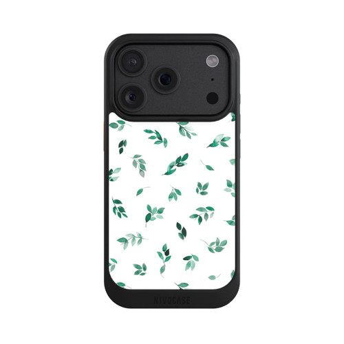 Apple iPhone 18 Pro NIVOcore Feuilles d'automne Eucalyptus vert