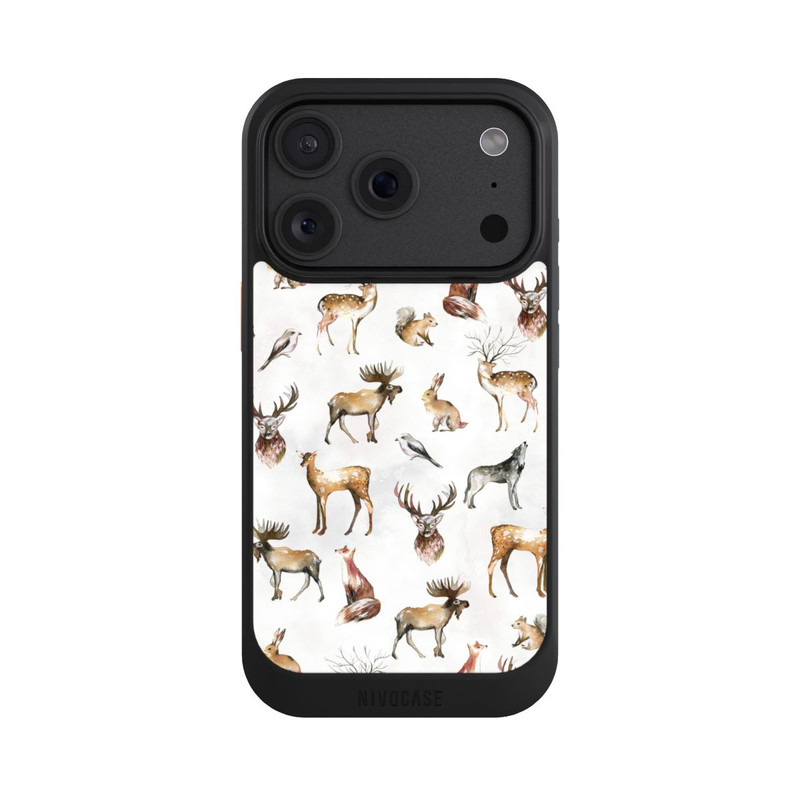 iPhone 18 Pro NIVOcore Animaux d'hiver des bois