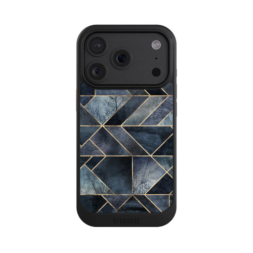 Apple iPhone 18 Pro NIVOcore Nature Abstraite Bleu Foncé