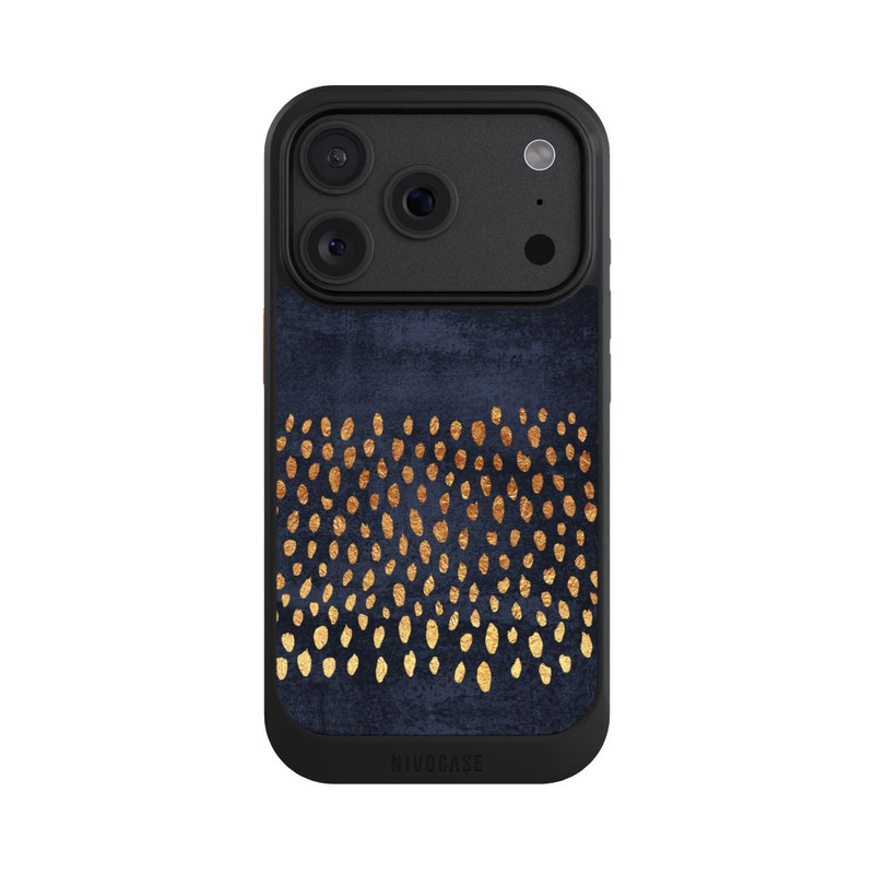 iPhone 18 Pro NIVOcore Or & Bleu Pattern