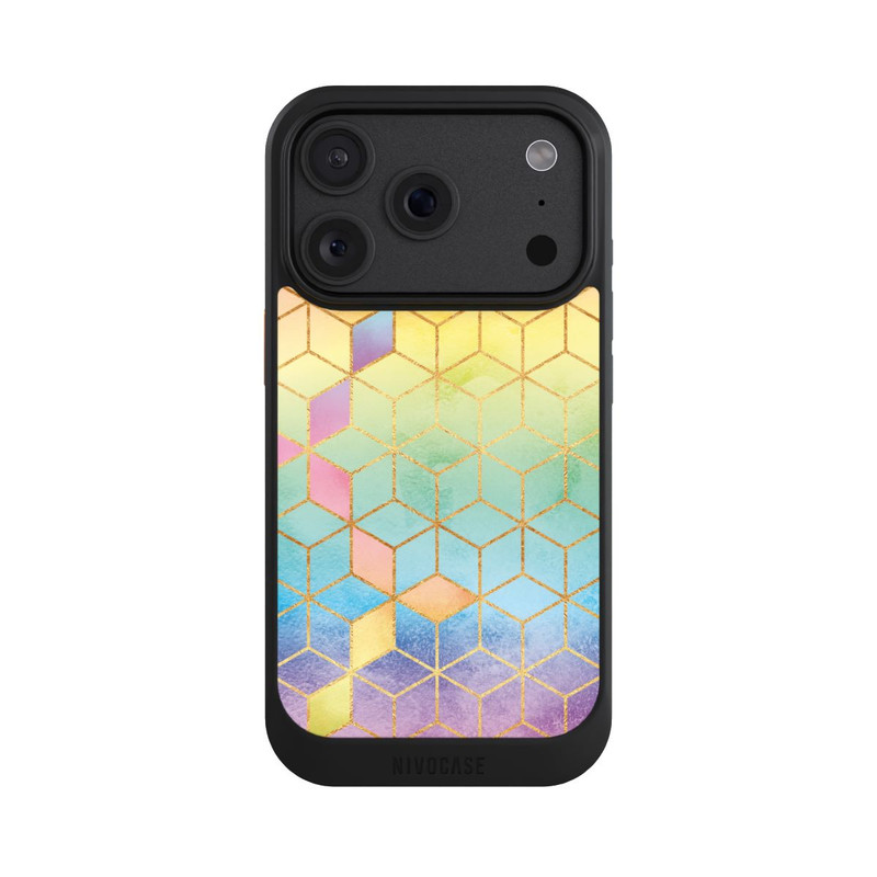 iPhone 18 Pro NIVOcore Cubes Arcs-en-ciel