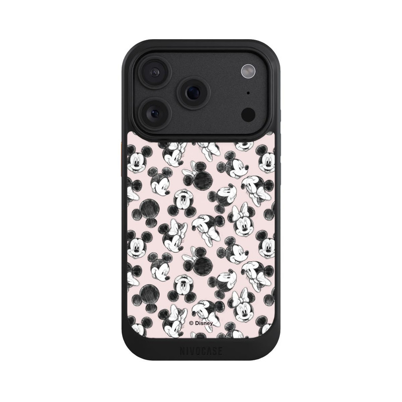 iPhone 18 Pro NIVOcore Minnie & Mickey Many Faces Pink