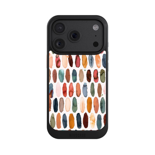Apple iPhone 18 Pro NIVOcore Aquarellstriche aus mineralischem Terrakotta