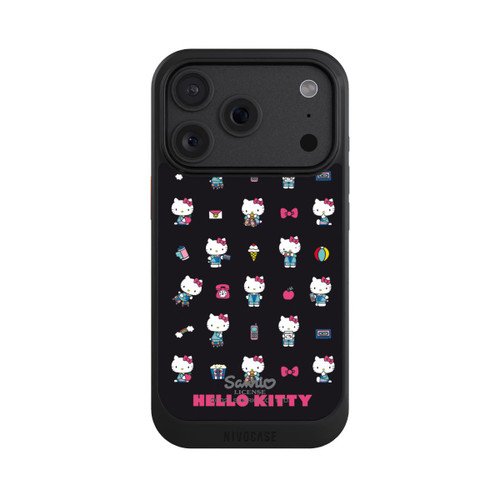 Apple iPhone 18 Pro NIVOcore Hello Kitty 90s Schwarz