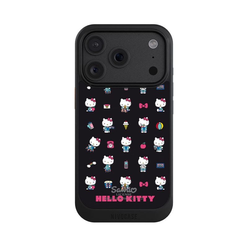 iPhone 18 Pro NIVOcore Hello Kitty 90s Schwarz
