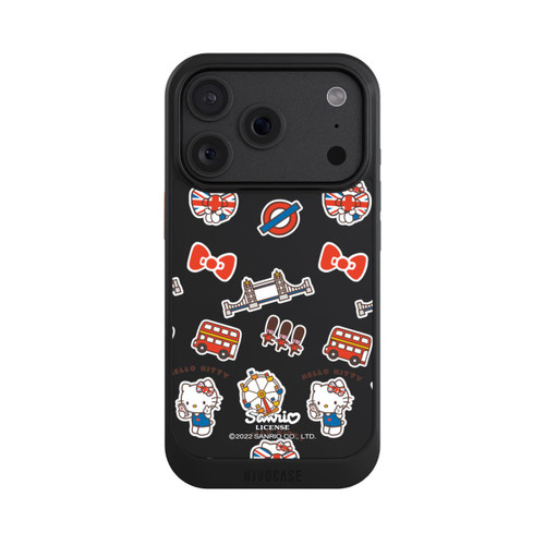 Apple iPhone 18 Pro NIVOcore Hello Kitty Londoner Abzeichen Transparent