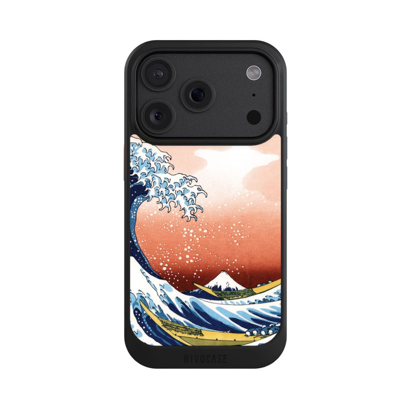 iPhone 18 Pro NIVOcore La Grande Vague de Kanagawa Rouge