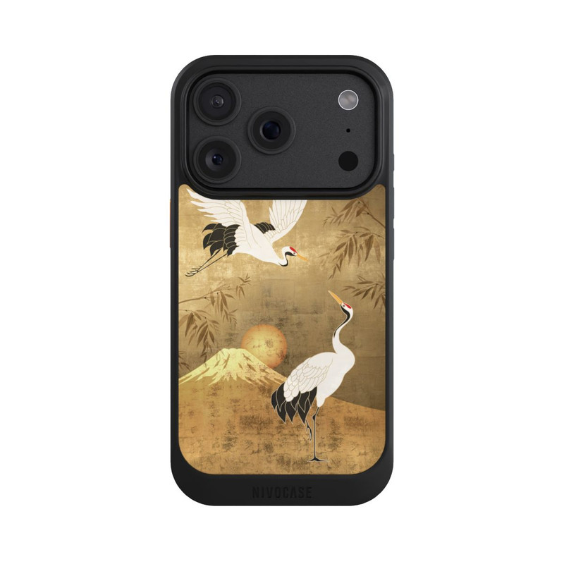 iPhone 18 Pro NIVOcore Cranes Gold Japan 1