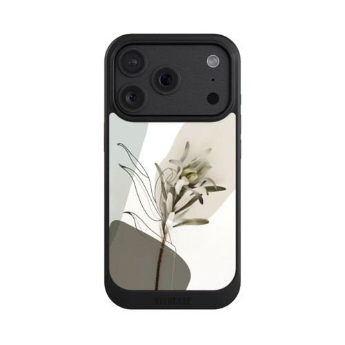 Apple iPhone 18 Pro NIVOcore Boho Line Art Olivgrün