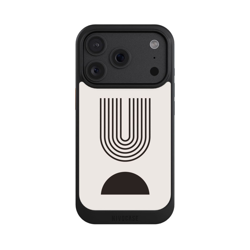 iPhone 18 Pro NIVOcore Modern Art Black Lines