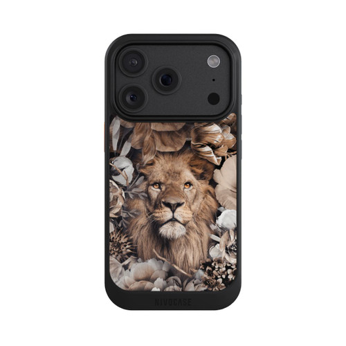 Apple iPhone 18 Pro NIVOcore Lion Flower Frame beige